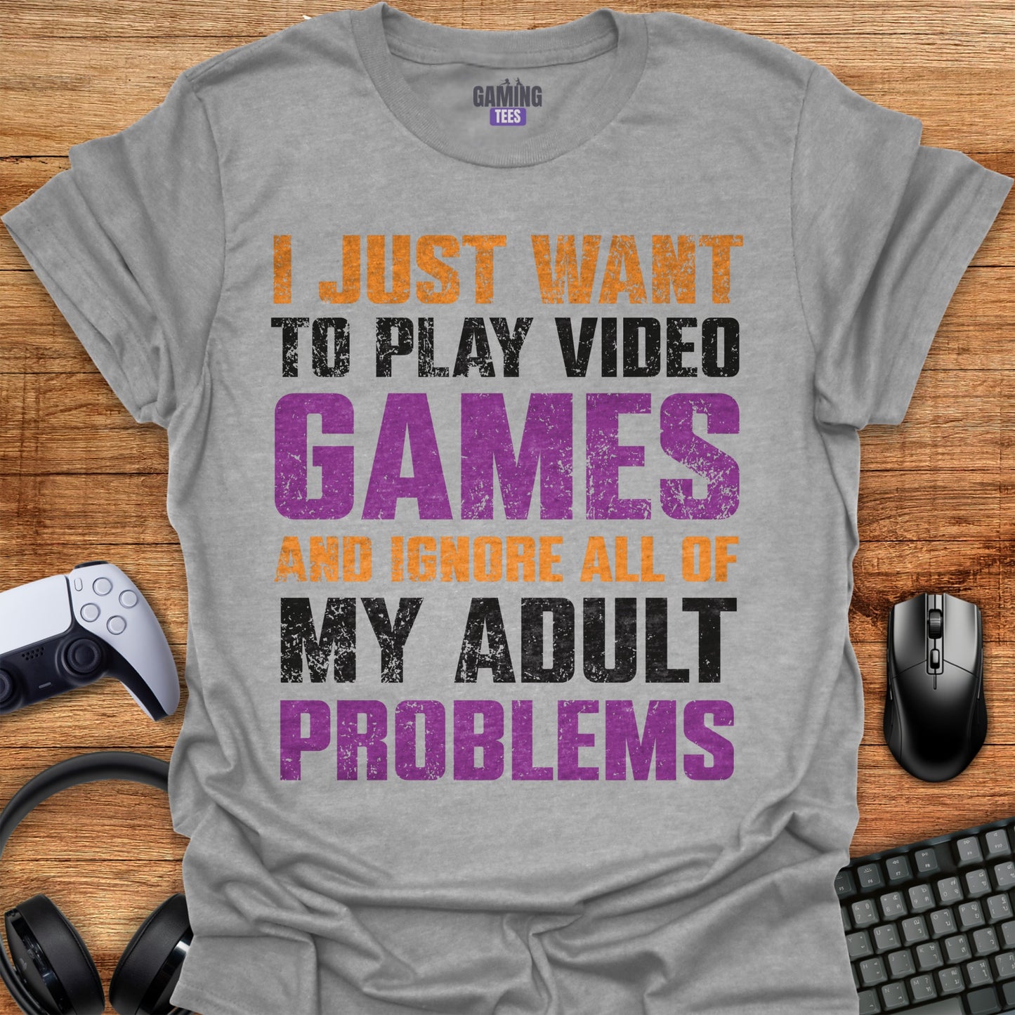 I want to play video games and ignore adult problems