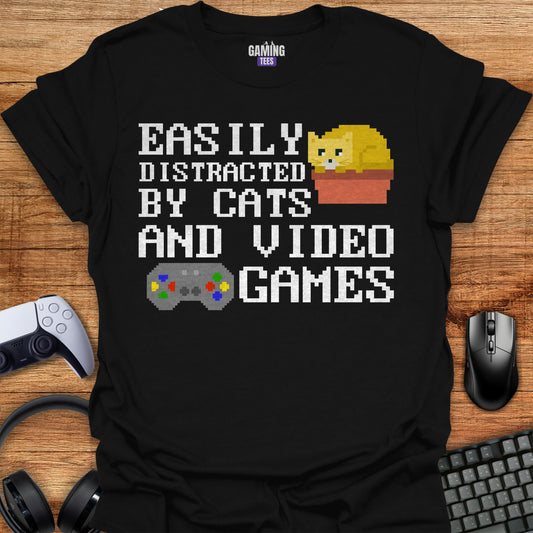 Easily Distracted By Cats And Video Games