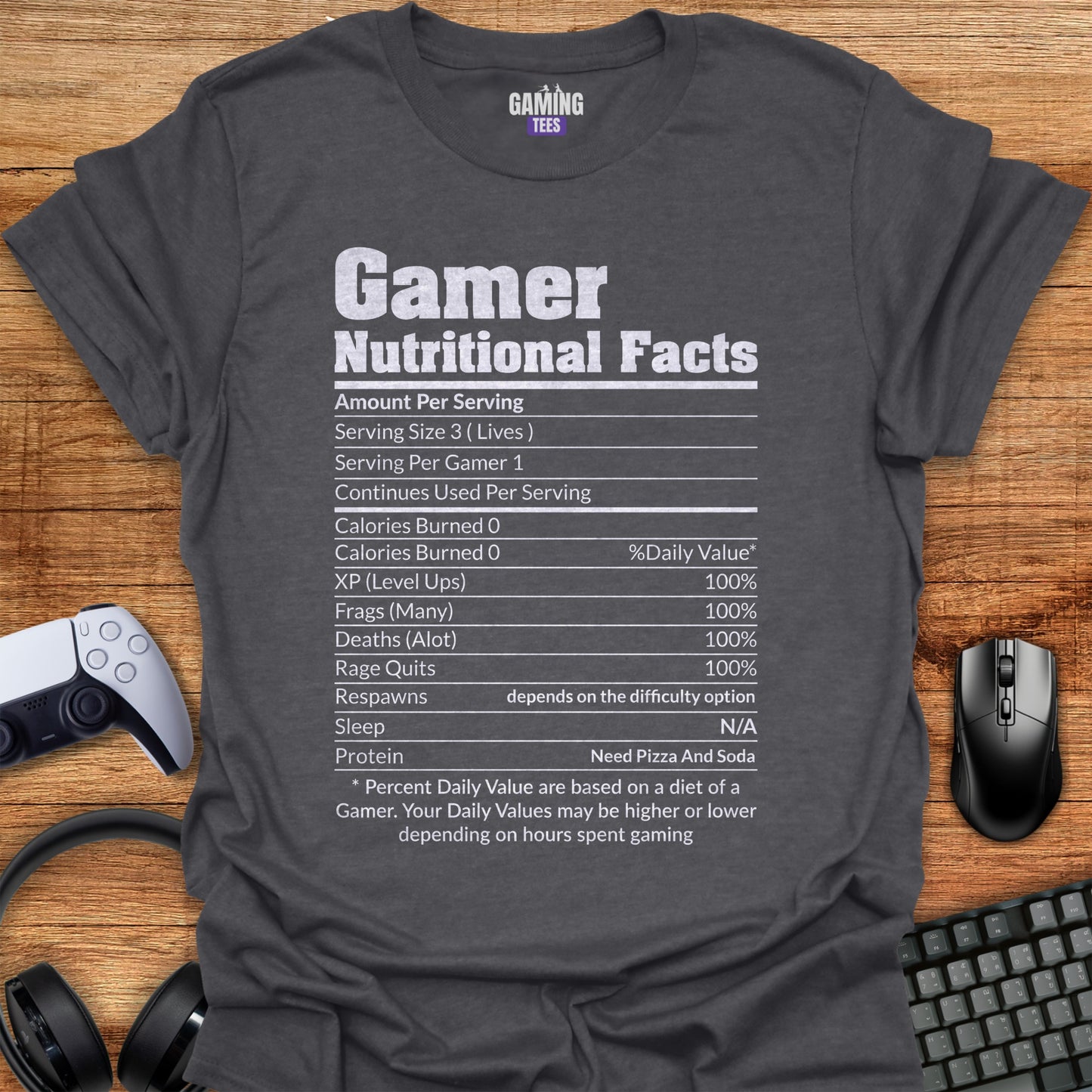 Gamer Nutritional Facts
