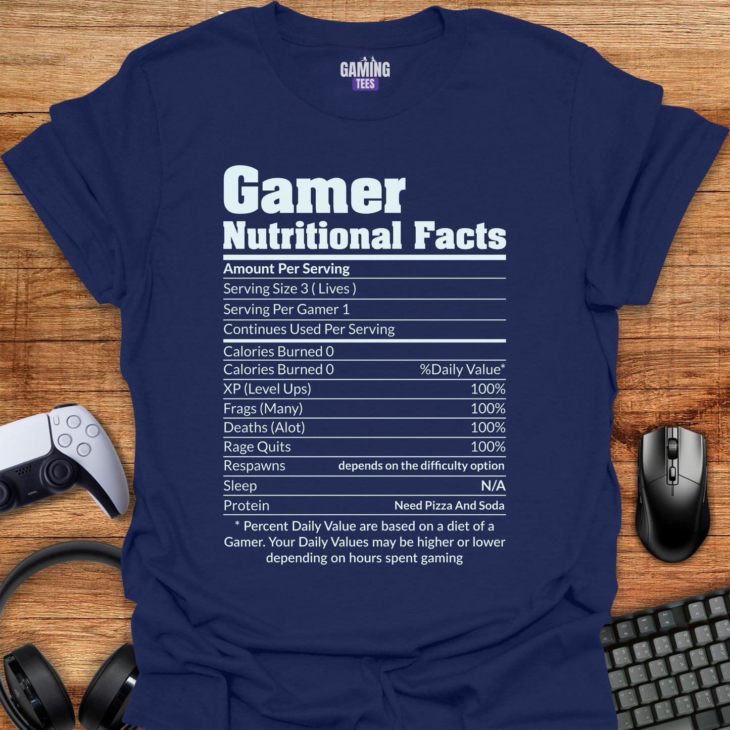 Gamer Nutritional Facts
