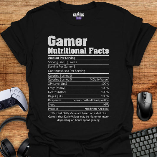 Gamer Nutritional Facts