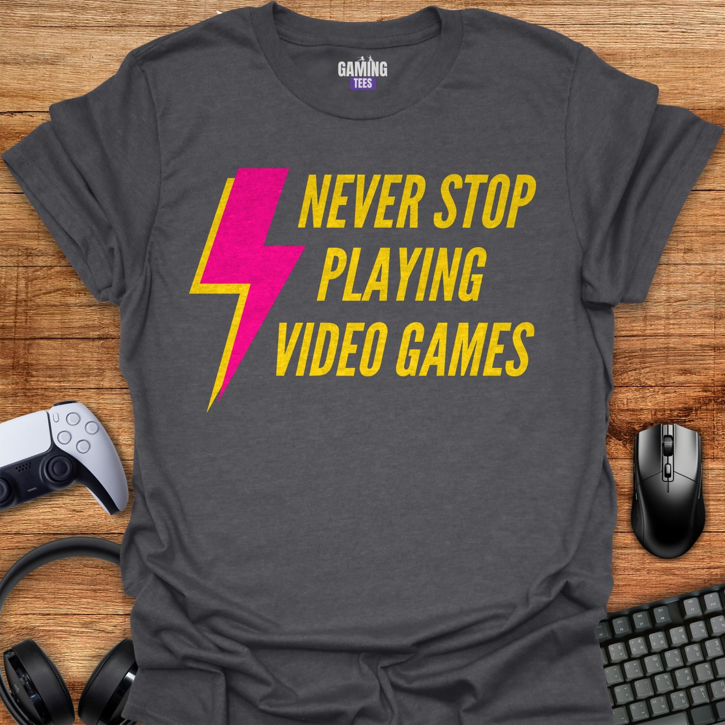 Never Stop Playing Video Games