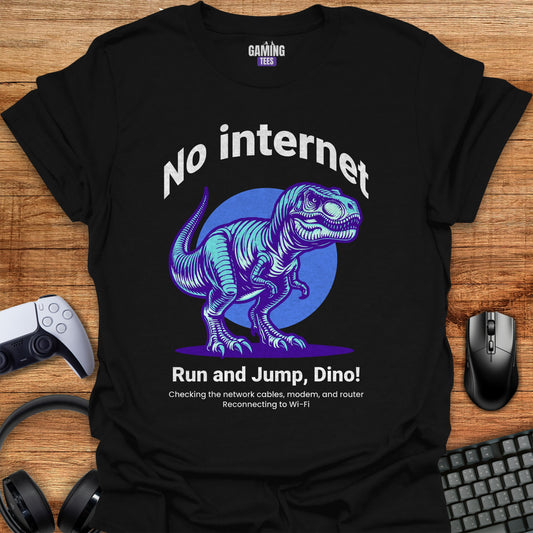 No Internet Run Jump Dino Dark