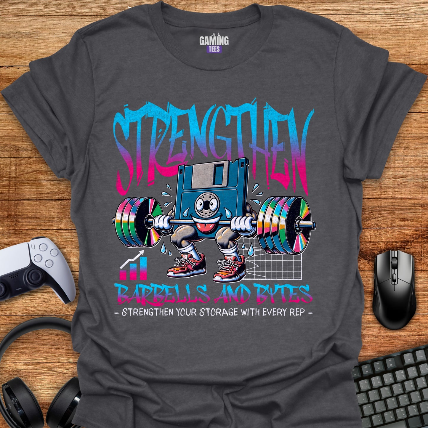 Floppy Disk & Barbells