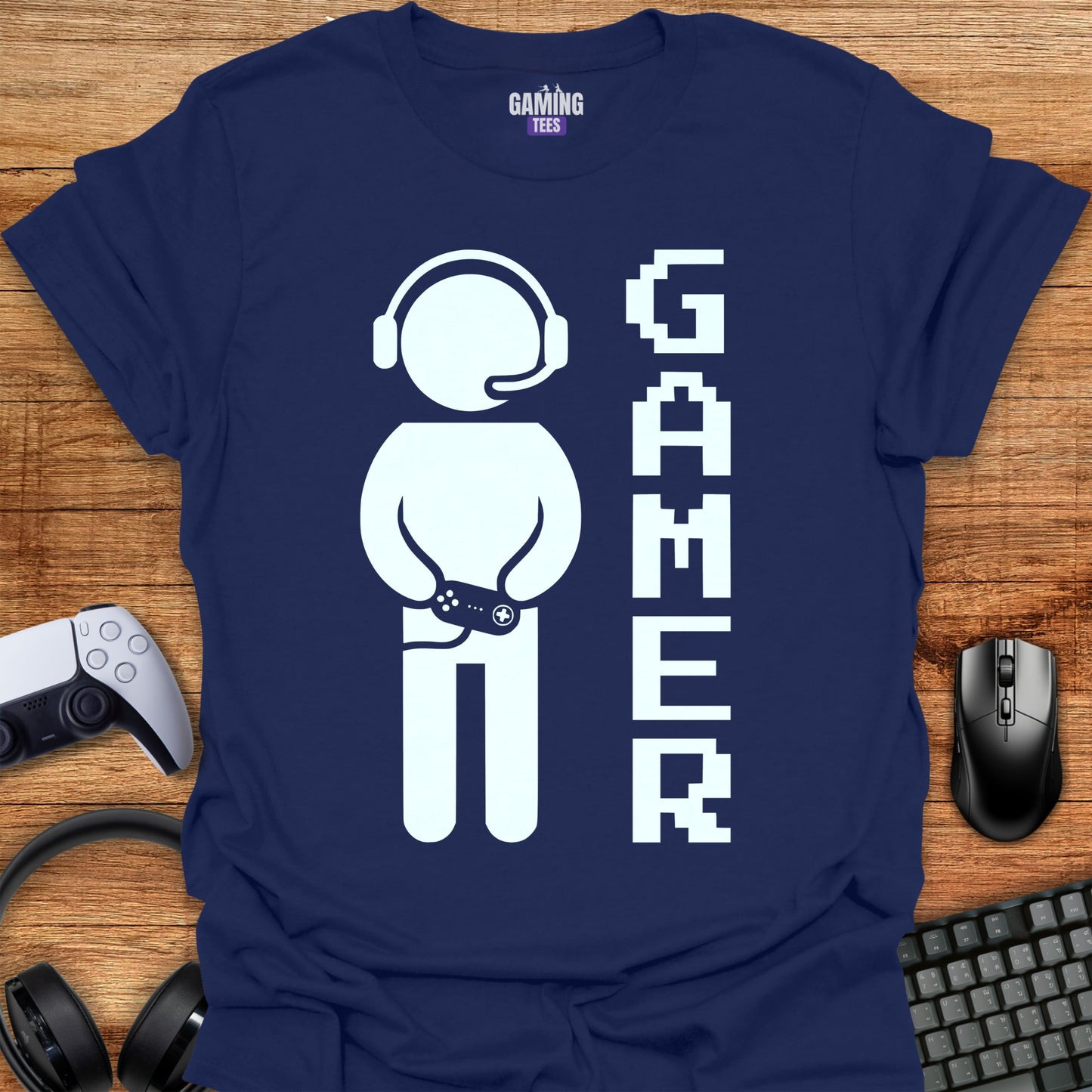 Gamer silhouette