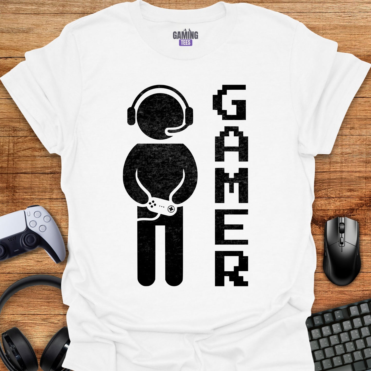 Gamer silhouette