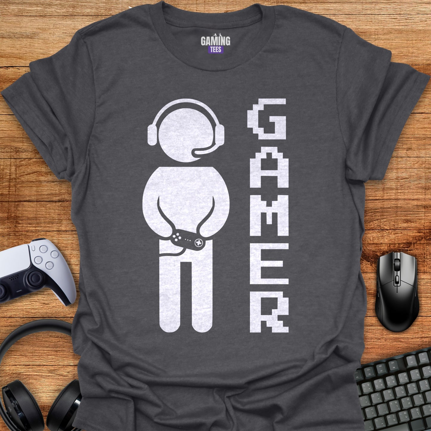 Gamer silhouette