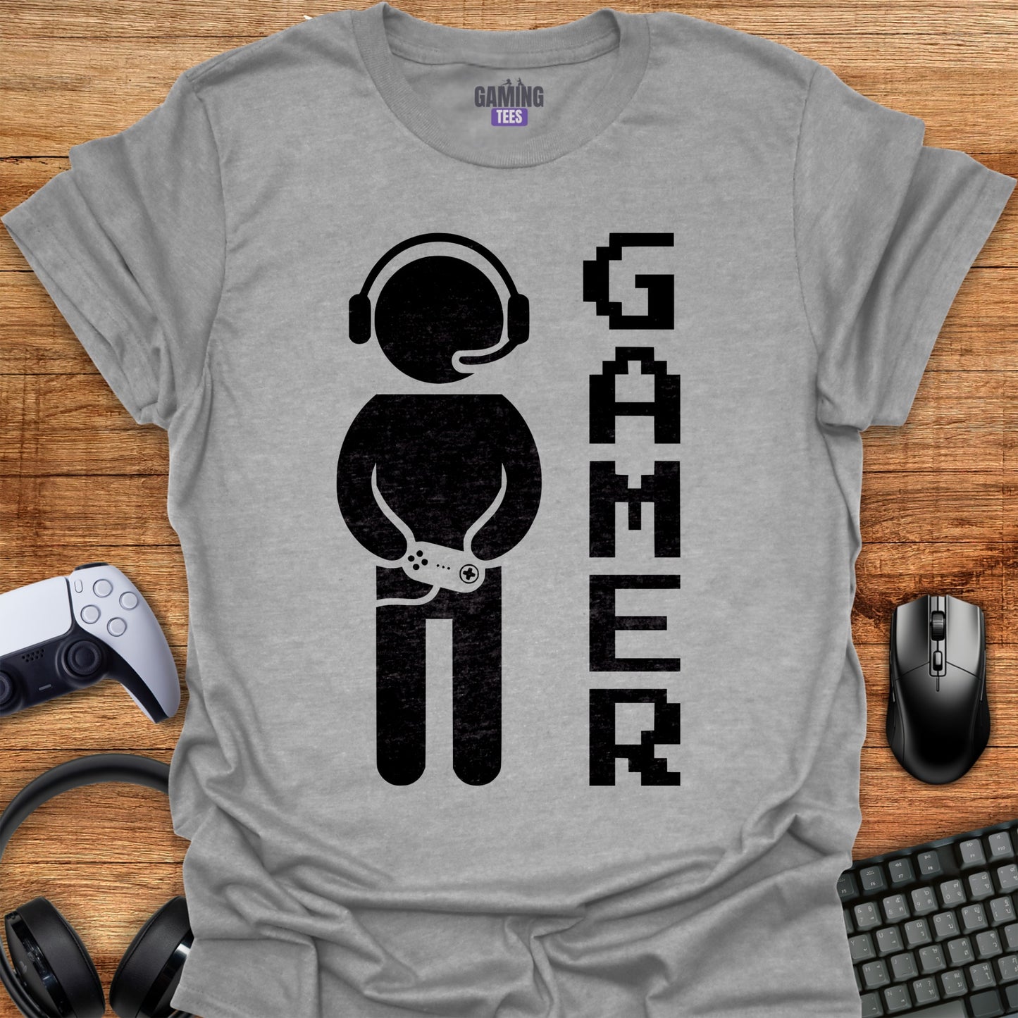 Gamer silhouette