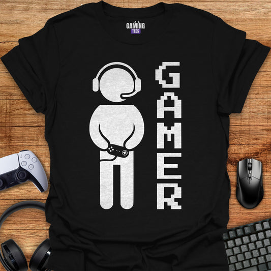 Gamer silhouette