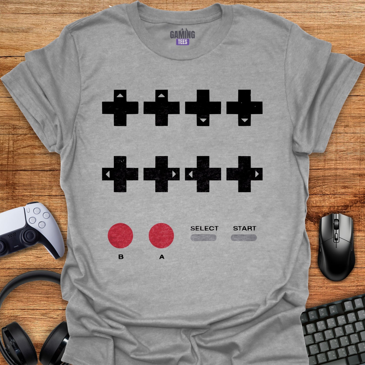 Up Up Down Down NES Cheat Code Shirt