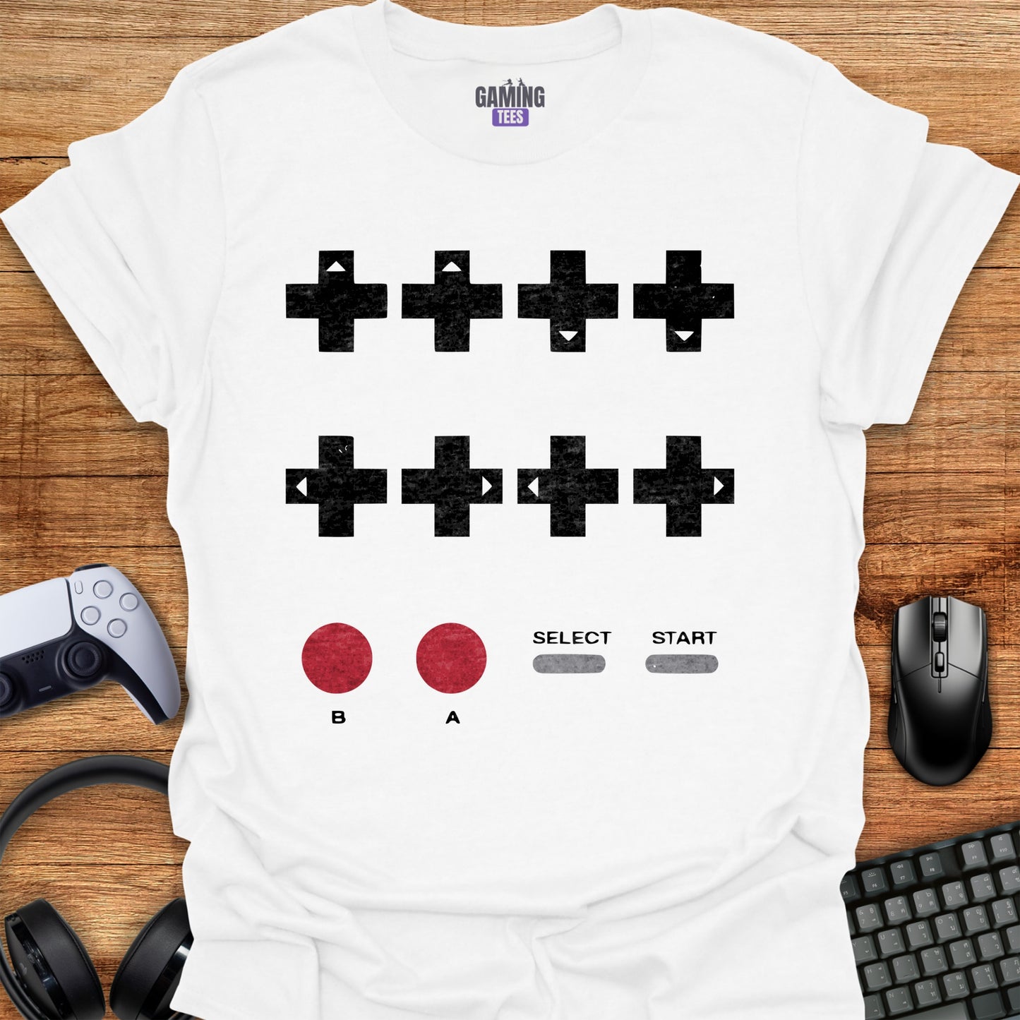 Up Up Down Down NES Cheat Code Shirt